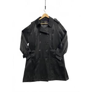 Style & Co Black Women's Trench Coat Double-Breasted Size XL